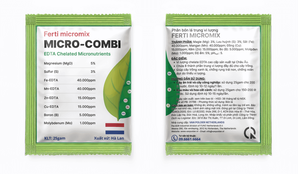 MICRO COMBI - Vi lượng 8 thành phần